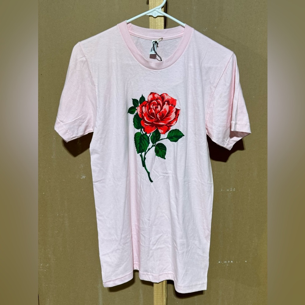 NWT ROSE TEE SHIRT SMALL AMERICA APPAREL
